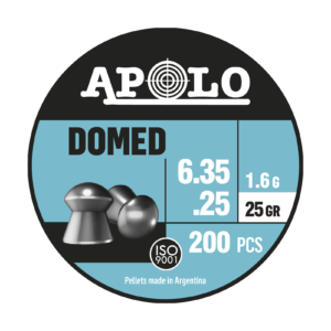 BALINES APOLO DOMED 6,35 – 25 GRAINS.