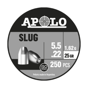 BALINES APOLO SLUG 5,5mm 25grains