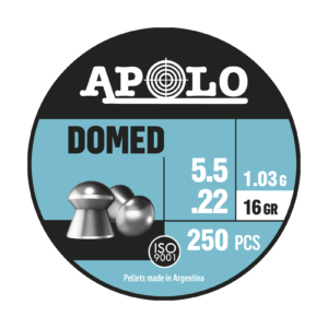BALINES APOLO DOMED 5,5mm. – 16 GRAINS.