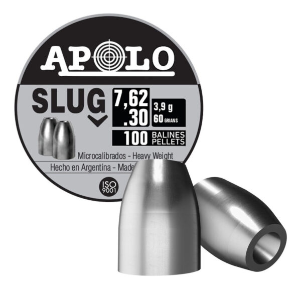 APOLO SLUG 7,62mm 60Grains HUECAS - Imagen 2