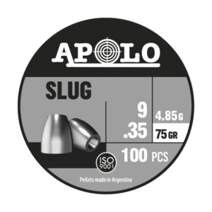 APOLO SLUG 9mm 75grains HUECA