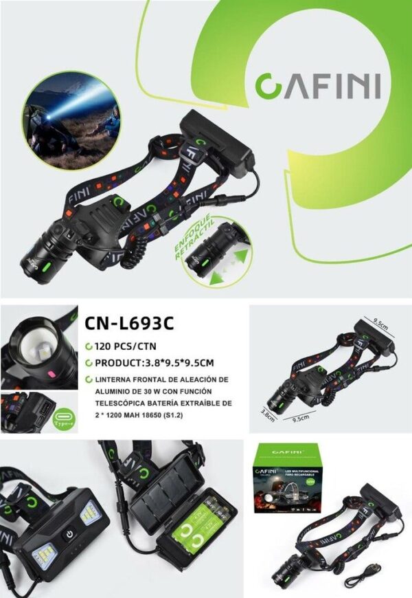 LINTERNA CAFINI MINERA CN-L693C