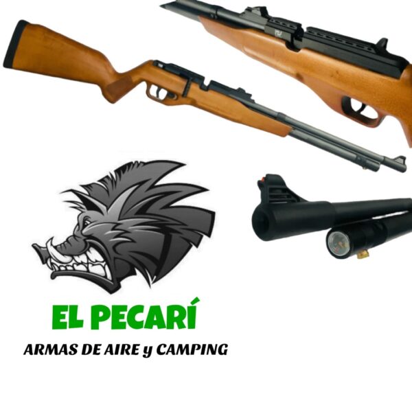 RIFLE PCP RED TARGET PCP1000 Cal. 5,5mm MADERA - Imagen 2